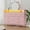 Pink, variant on Twister.CK 8 Drawers Dresser, Storage Chest of Drawers, TV Stand for 65" with Power Outlet & LED Lights, for Living Room Bedroom, White