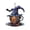 A, variant on Stained Glass Halloween Teacup Lamp with Witch Hat & Bat Design, Hanging Decor Light for Home & Parties