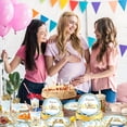 thumbnail image 3 of CHUANK 120-Piece Adorable Bear Themed Baby Shower Tableware Set - Premium Disposable Dinnerware for Festive Celebrations  Create a Memorable Birthday or Holiday Scene Decor with Hassle-Fr, 3 of 7