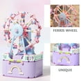 thumbnail image 2 of Mobutofu 1 Set of DIY Assemble Music Box Building Blocks Kit in Violet Plastic for Other Festivals, 2 of 7