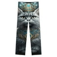 thumbnail image 4 of Royal Cat Crown Jewels Winter Female Pants Flannel High Waist Women Pants Lady Warm Straight Leg Plush Trousers, 4 of 7