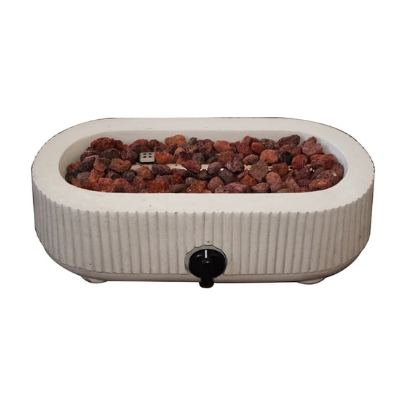 18" Tahoe Concrete Finish Tabletop Fire Pit