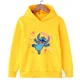 thumbnail image 4 of Sudadera con capucha de Disney Stitch de los años 90, ropa de dibujos animados para niñas y niños, sudadera de Lilo Stitch, jersey informal de manga para bebés, 4 of 5