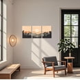 thumbnail image 5 of ZHONGYUTONG Boho Mountain Wall Art 3 Piece Canvas Print Boho Landscape Pictures Wall Decor for Bedroom Modern Artwork Framed (24.00" x 36.00" x 3PCS), 5 of 5