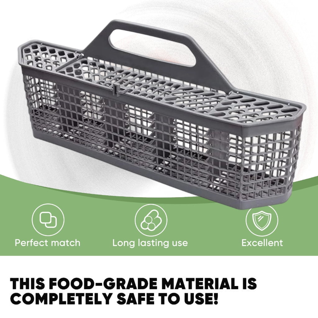 Dishwasher Basket Replacement for Cutlery Fits Multiple Models Saves Space