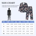 thumbnail image 2 of Mens Pajamas Set, Paisley Pattern No.9070 Button Down Long Sleeve Loungewear Sleepwear Pjs sets for Men, 2 of 5