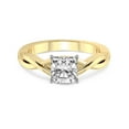 thumbnail image 3 of 3 Carat IGI Certified Cushion Shape Lab Grown Diamond Engagement Ring | 14K Yellow Gold | Intertwine Bliss Solitaire Lab Diamond Ring | FG-VS1-VS2 Quality Friendly Diamonds, 3 of 5