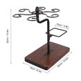 thumbnail image 4 of Wine Glass Holder Multifunction Desktop Goblet Drying Rack for Home Kitchen Restaurant BarBlack, 4 of 5