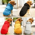 thumbnail image 6 of Shengshi Pet Dog Hoodies Sweaters Winter Clothes with Hat And Pocket Costume Windproof Apparel for Small Medium Large Dog Lake blue, 6 of 7