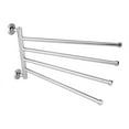 thumbnail image 4 of Stainless Steel Towel Rack Holder Wall Mounted Hanger Hook Organizer, Advanced Coating, Hangs Towels, Bath Towels, with Screws and Mounting Bracket for Kitchen, 4 of 8
