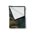 thumbnail image 2 of Fantasy Soft Flannel Fleece Throw Blanket, Phantasmagoric Old Ship Sailing on Calm SeMisty Weather Marine Theme, Cozy Plush for Indoor and Outdoor Use, 50" x 70", Green Brown Dark Blue, by Ambesonne, 2 of 6