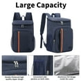 thumbnail image 3 of Oxford Cloth shoulder insulation backpack multifunctional picnic bag shoulder cold bag, 3 of 5