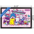 thumbnail image 3 of Hello Kitty and Friends: 24 Tokyo Skate Group Play Wall Poster, 14.725" x 22.375" Framed, 3 of 5