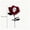 Red, variant on Halloween Artificial Skull Rose Flower Branches - 10PCS for Vase Fillers Home Table Mantel Scary House Decor