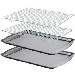 Sheet Pan Wire Oven Rack Walmart Wire Rack Walmart Cooking Baker's Lane  Heavy-Duty Half Size 16