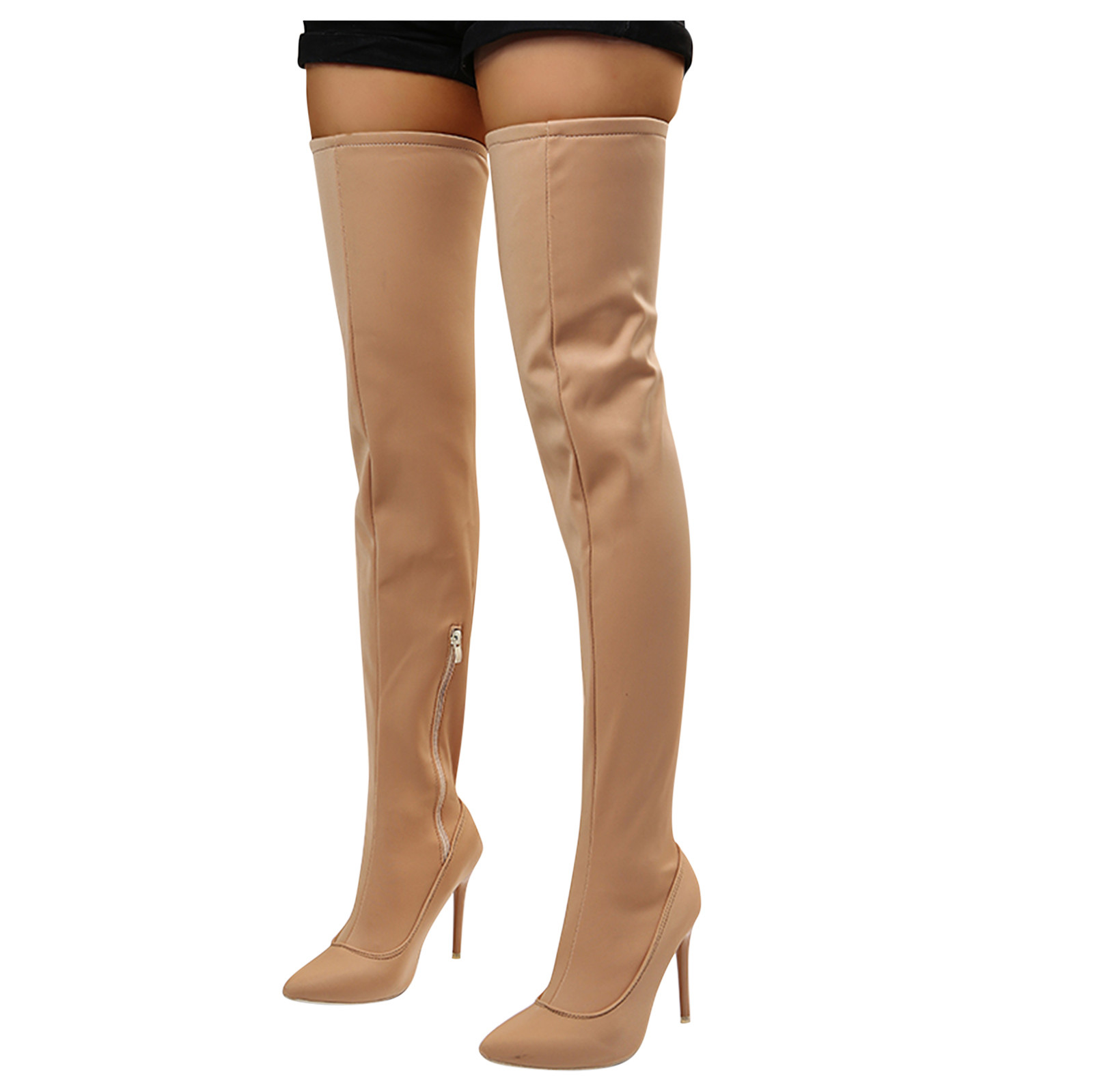 Over the knee tan boots uk Clearance