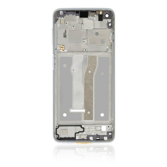 Replacement Mid-Frame Compatible For Motorola Moto G Power (XT2117 / 2021) (Polar Silver)