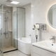 thumbnail image 5 of Soporte de Pared para Secador de Pelo de Baño, Multifuncional, Grueso, Sin Taladro, Ahorra Espacio y Cuenta con Cubo de Almacenamiento., 5 of 6