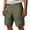 Army Green #45, variant on Dresfit Cargo Shorts for Men Big and Tall Baggy Shorts 2026 Summer Elastic Waist Work Carpenter Shorts Open Bottom Loose Fit Hiking Short Pants Khaki