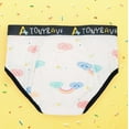 thumbnail image 2 of Tony & Ava Pull Ups Underwear for Kids, Highly Absorbent Potty Training & Soft Cotton Girls underwear, Machine-Washable, Overnight, Snug Bikini Fit Underwear for Girls White, Rainbow, Small., 2 of 4