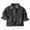 Black, variant on FAIWAD Kids' Classic Jean Jackets Toddler Boys Turn-down Collar Long Sleeve Ripped Denim Jacket Coat