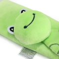 thumbnail image 2 of Fundas para correas de cinturón de seguridad de coche para bebé Sincero almohadillas suaves de animales de dibujos animados rana verde, 2 of 5