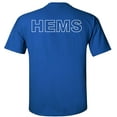 thumbnail image 2 of Fair Game HEMS Helicopter Emergency Medical Services T-Shirt Air Ambulance EMS Flying Medevac-Royal-M, 2 of 5