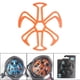thumbnail image 3 of Forro interior acolchado para casco, alfombrilla de masaje de silicona, apto para casco de bicicleta de adulto. Naranja, 3 of 9