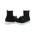 thumbnail image 2 of Fitflop Womens Uberknit Braid Faux Trim High Top Sneakers Black 9 Medium (B,M), 2 of 5