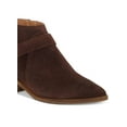 thumbnail image 3 of Lucky Brand Lk-enitha Ankle Boot Soil Brown Suede POinted Toe Western Booties (8.5), 3 of 3