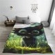 thumbnail image 5 of Balery Cute Big-Eyed Black Cat Manta de Felpa Suave y Acogedora – Cobija de Franela Aterciopelada para Cama, Lavable y Cálida para Sofá, Mascotas, Transpirable-40"x30", 5 of 7