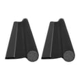 thumbnail image 4 of 2 uds tapón de tiro de puerta bloqueador de ruido ajustable a prueba de viento insonorizado a prueba de polvo bloqueadores de tiro inferior barrido de Negro Sunnimix Topes de tiro de puerta, 4 of 8
