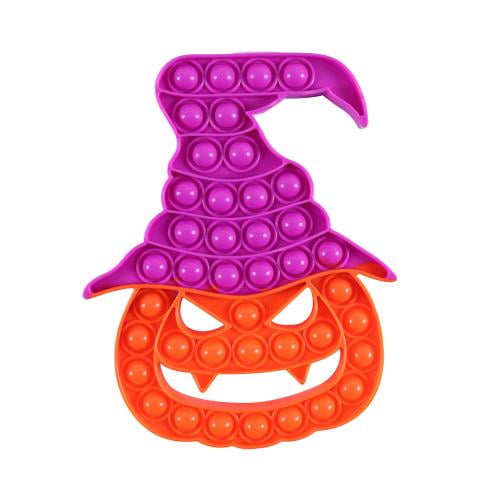 goowrom Halloween Bulle Fidget Jouet, Citrouille Sorcière Fantôme Épouvantail Jouet Sensoriel