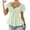 Light Green, variant on Womens T Shirts, Fashion Summer Short Sleeve T Shirt With Neck Tie Design Casual Solid Color Tee Top Womens Cold Gear Long Sleeve Black L