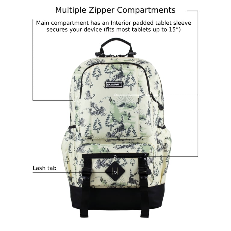 Lexington Laptop Backpack, Deer Print photo 2