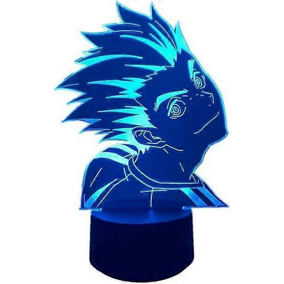 Anime Lamp Night Light Kotaro Bokuto 3D Lamp Illusion 16 Color Changes LED Light Kids Gifts Bedroom Decoration Bedside Lamp Child Birthday