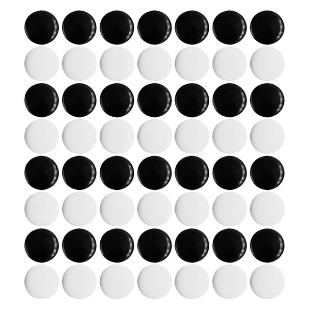 KAKOWELY 360 Pcs Pièces d'Échecs Délicates Pièces d'Échecs Résistantes aux Casses Accessoires d'Échecs,0.87"X0.87"X0.31 Pouces