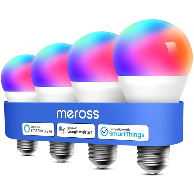 Bombilla inteligente meross WiFi LED E26 Multicolor 2700K-6500K