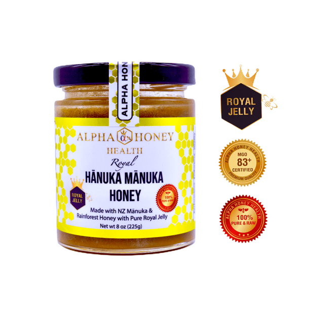 Manuka Honey & Royal Jelly with Organic Honey Superfood 8oz USA Tested