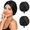 Black/Black, variant on Adjustable Silk Satin Hair Bonnet for Sleeping Women,Double Layer,Night Turban for Large Long Curly Braid Women Men Hair - Black