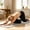 Black, variant on High-Density EVA Foam Roller for Muscle Massage, Portable Yoga & Pilates Recovery Tool, Deep Tissue Back & Leg Stretching Cylinder