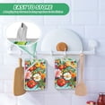thumbnail image 4 of Yayeee Pot Holders Kitchen Heat Resistant with Pocket 7"x9.8" Cotton Oven Cooking Hot Pads, Pink Floral Tomatoes, 4 of 7