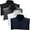 Navy Blue, White, Dark Gray, Black, variant on Fake Turtleneck Dickey Detachable Collars Set Half Top Mock Blouse Collar for Women Men