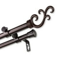 thumbnail image 5 of InStyleDesign Sway Adjustable Double Curtain Rod satin nickel 48-84 inch, 5 of 5