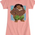 thumbnail image 3 of Moana 2 - Maui Tribal - Girl's Toddler And Youth Fitted Short Sleeve Graphic T-Shirt, 3 of 5