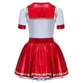 thumbnail image 4 of Aislor Girls Japanese Anime Navy Sailor Cosplay Party Dress Halloween Dance Performance Red 10, 4 of 7