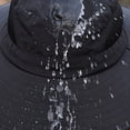 thumbnail image 3 of CSChome Sun Hat Wide Brim Breathable Mesh Drawstring Packable Windproof Protection Quick Drying Men Women Summer UV Fisherman Hat, 3 of 7
