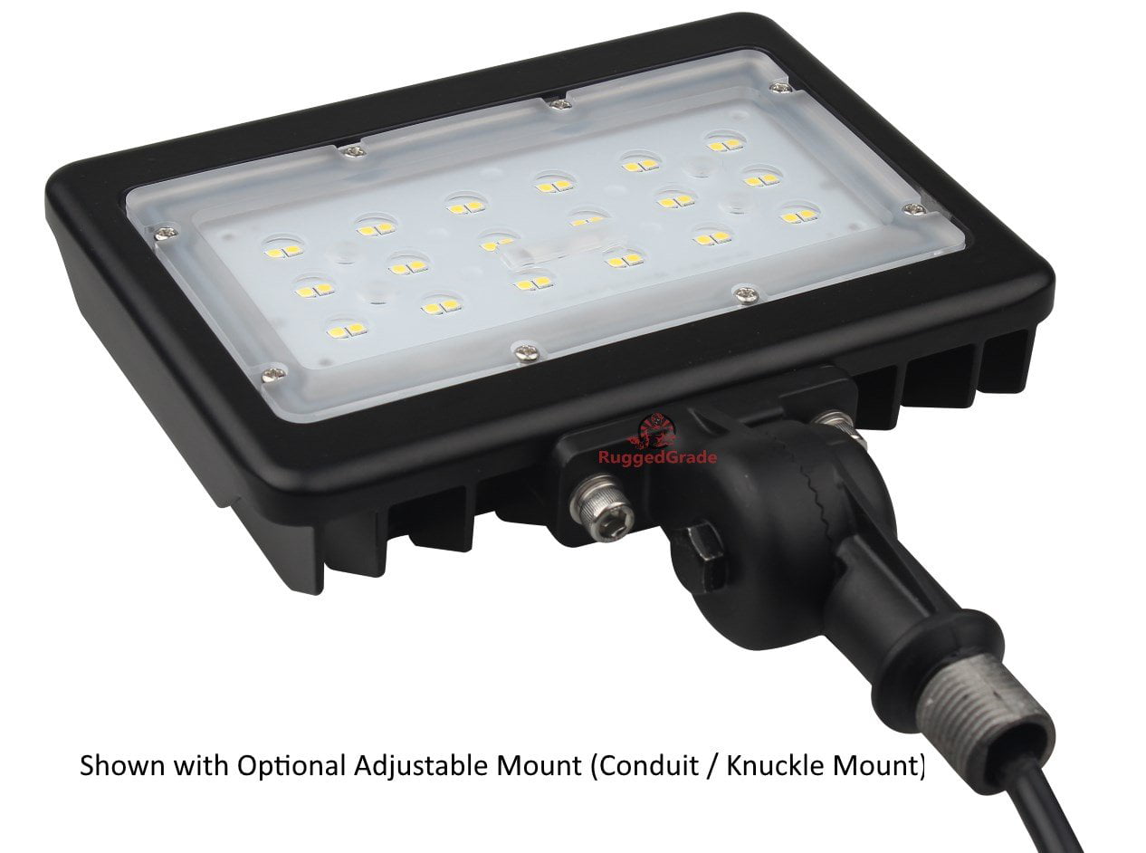 Conduit Threaded Mount Knuckle Mount for 30 to 50 Watt Kivo LED Flood  Lights