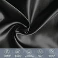 thumbnail image 3 of Elegant Comfort 2-PACK Cooling Viscose Satin Pillowcase Set with Hidden Zipper closure, Silky Smooth for Best Hair and Skin Care-Beautiful Gift Box-2-Piece Satin Pillowcase Set, King, Black, 3 of 9