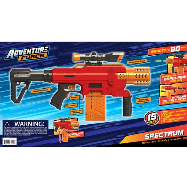 Adventure Force Spectrum, Motorized Clip-Fed Semi-Auto Blaster